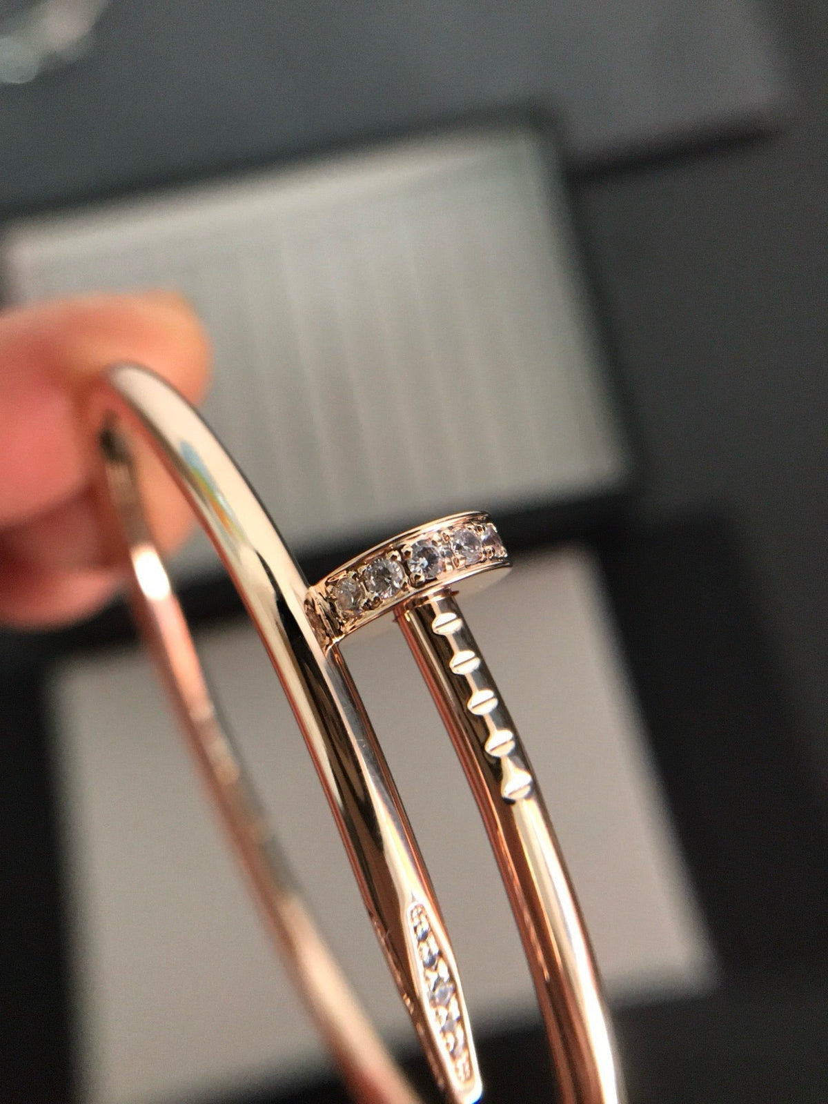 [⭐Hyrra Jewelry]JUSTE BRACELET 3.5MM DIAMONDS