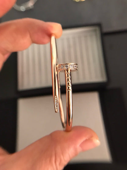 [⭐Hyrra Jewelry]JUSTE BRACELET 3.5MM DIAMONDS