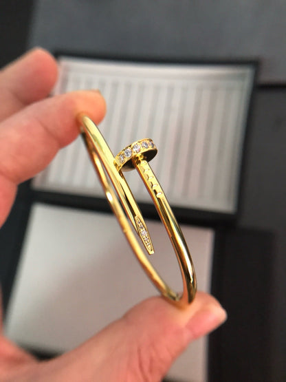 [⭐Hyrra Jewelry]JUSTE BRACELET 3.5MM DIAMONDS