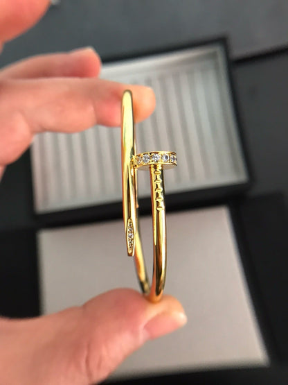 [⭐Hyrra Jewelry]JUSTE BRACELET 3.5MM DIAMONDS