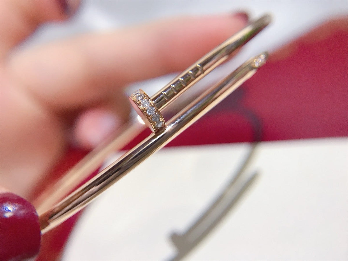 [⭐Hyrra Jewelry]JUSTE BRACELET 2.5MM DIAMONDS