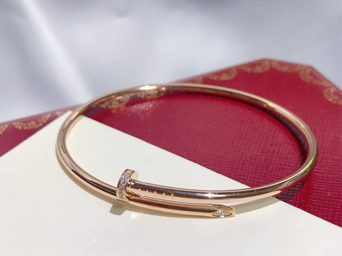 [⭐Hyrra Jewelry]JUSTE BRACELET 2.5MM DIAMONDS