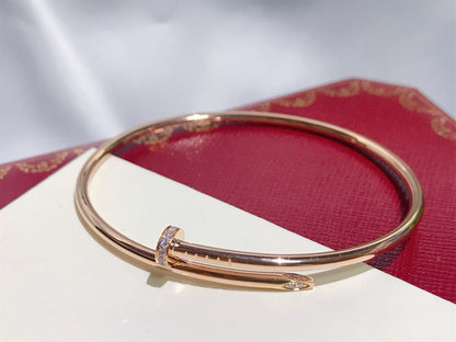 [⭐Hyrra Jewelry]JUSTE BRACELET 2.5MM DIAMONDS