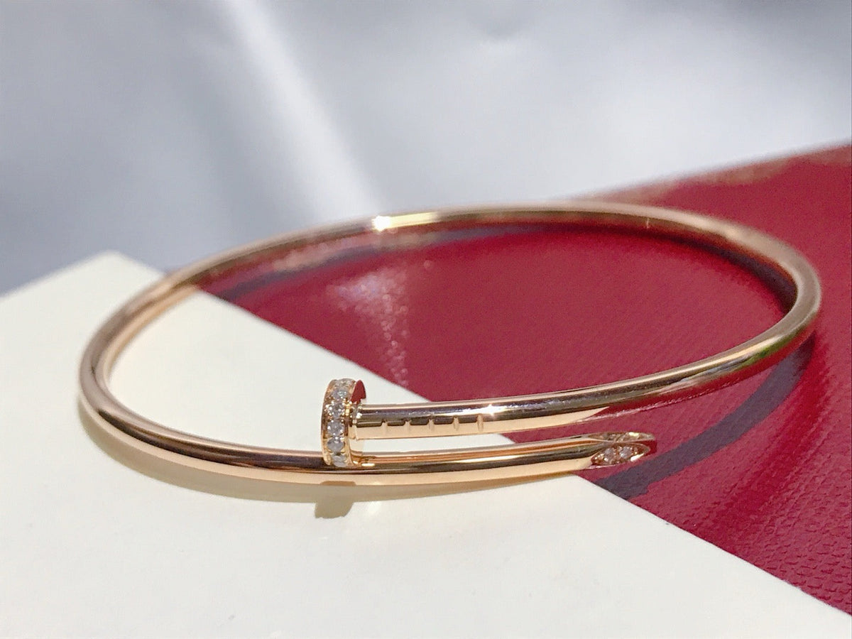 [⭐Hyrra Jewelry]JUSTE BRACELET 2.5MM DIAMONDS