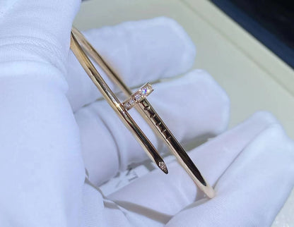 [⭐Hyrra Jewelry]JUSTE BRACELET 2.5MM DIAMONDS