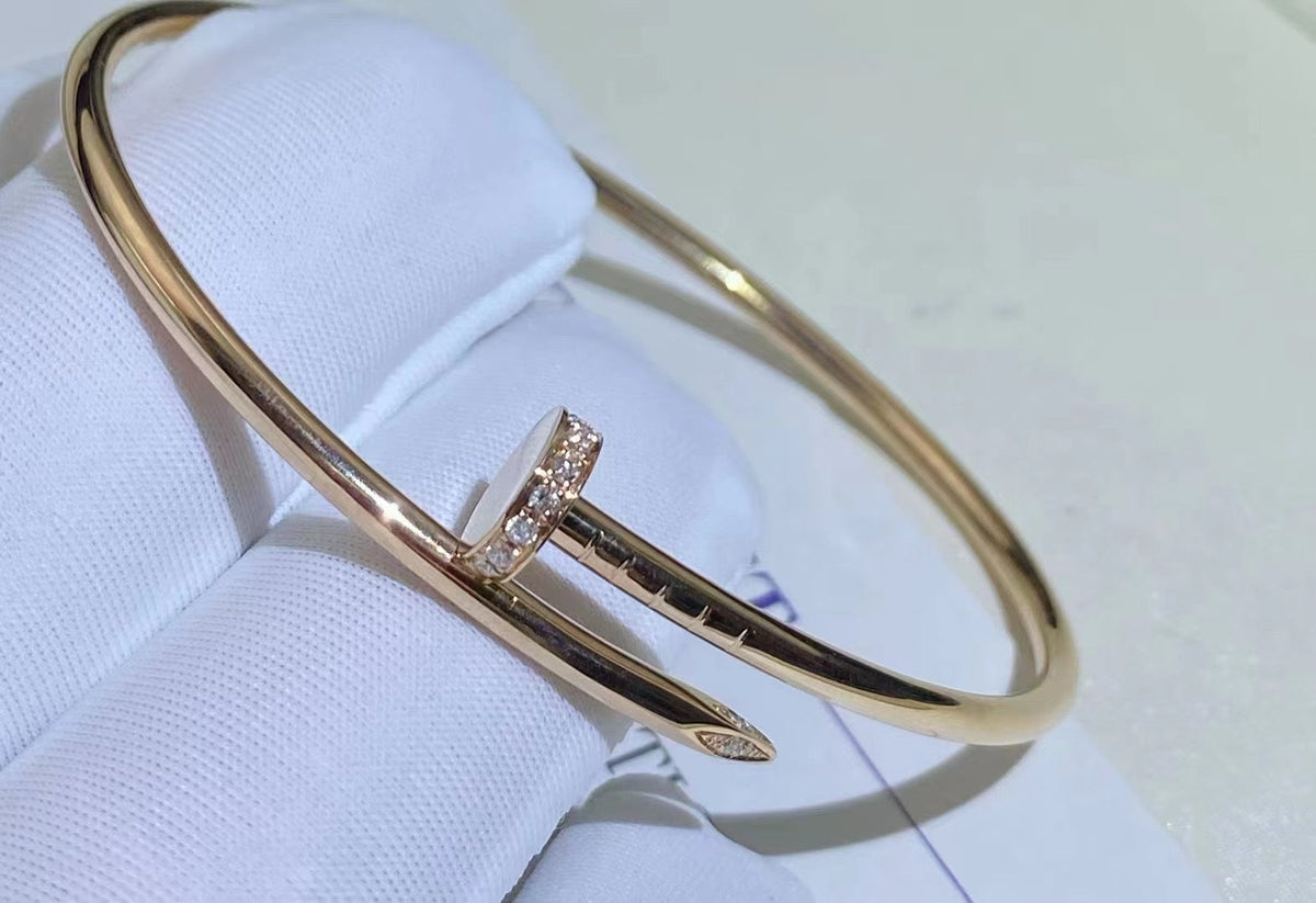 [⭐Hyrra Jewelry]JUSTE BRACELET 2.5MM DIAMONDS