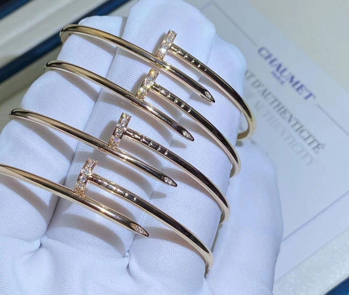 [⭐Hyrra Jewelry]JUSTE BRACELET 2.5MM DIAMONDS