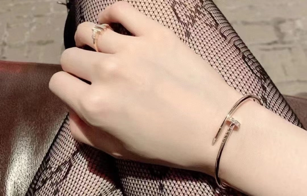 [⭐Hyrra Jewelry]JUSTE BRACELET 2.5MM DIAMONDS