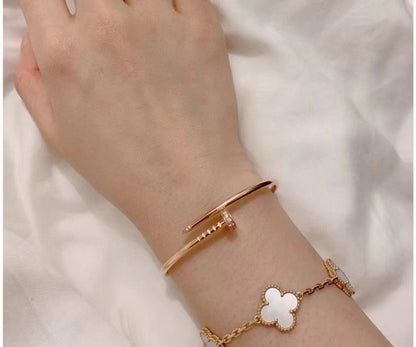 [⭐Hyrra Jewelry]JUSTE BRACELET 2.5MM DIAMONDS
