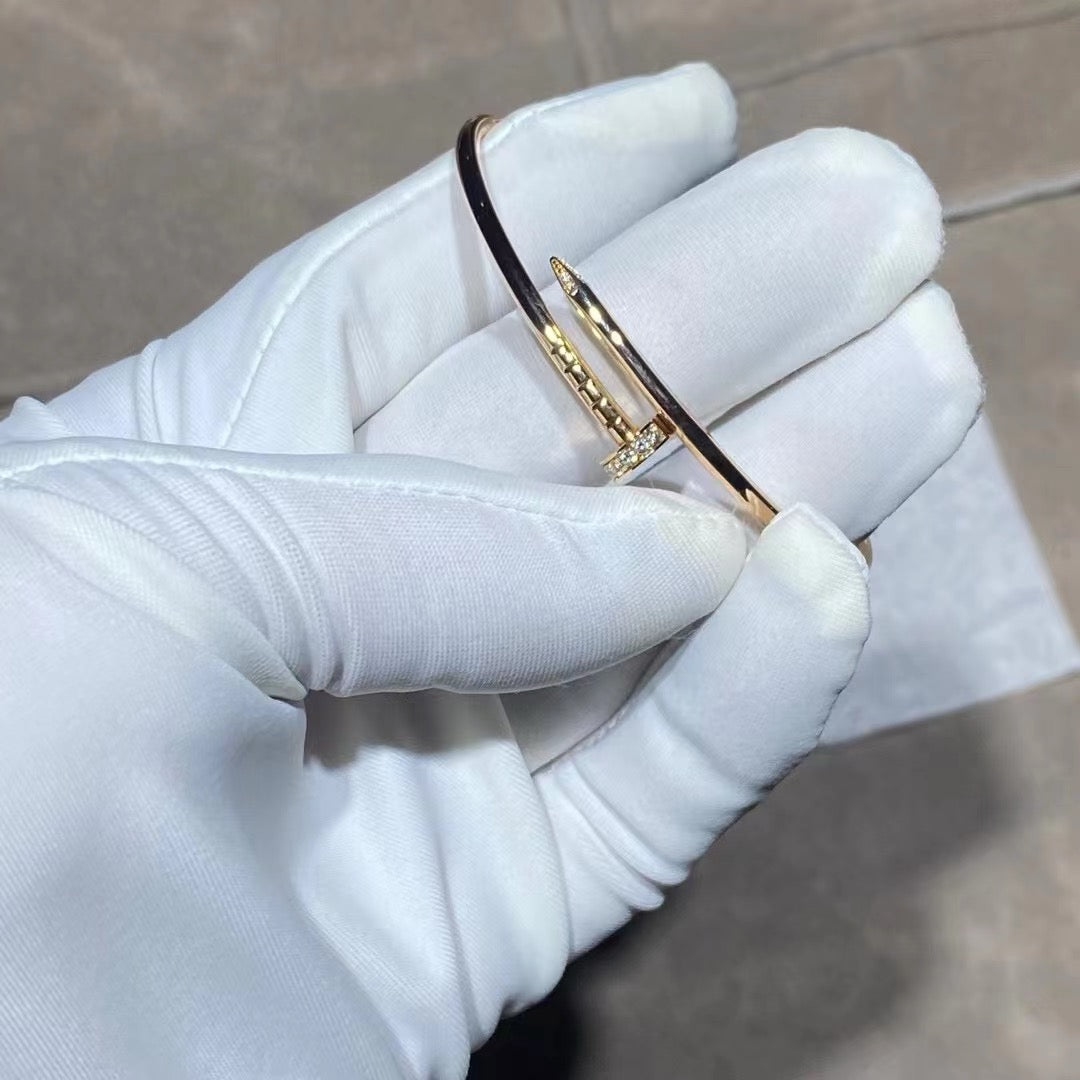 [⭐Hyrra Jewelry]JUSTE BRACELET 2.5MM DIAMONDS