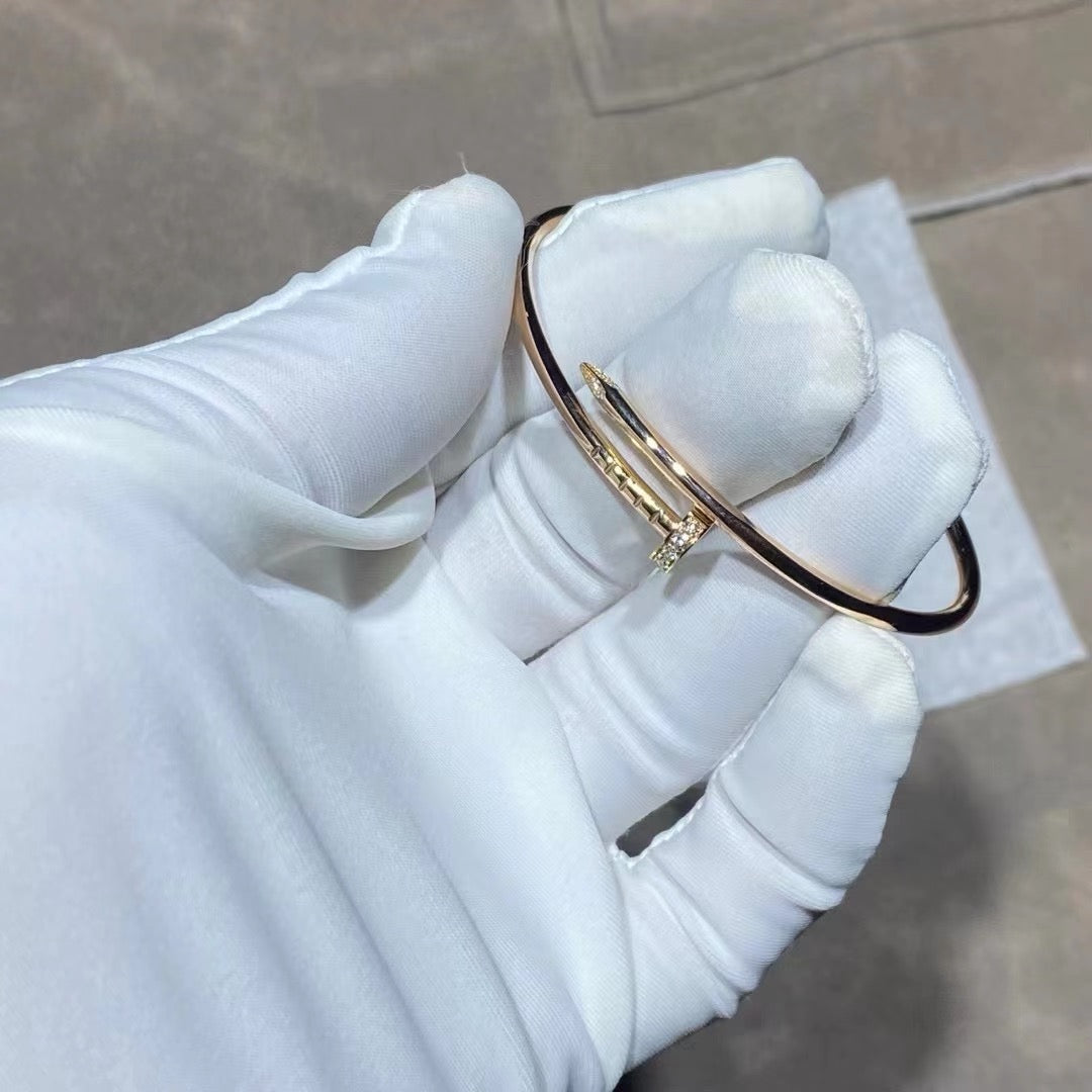 [⭐Hyrra Jewelry]JUSTE BRACELET 2.5MM DIAMONDS
