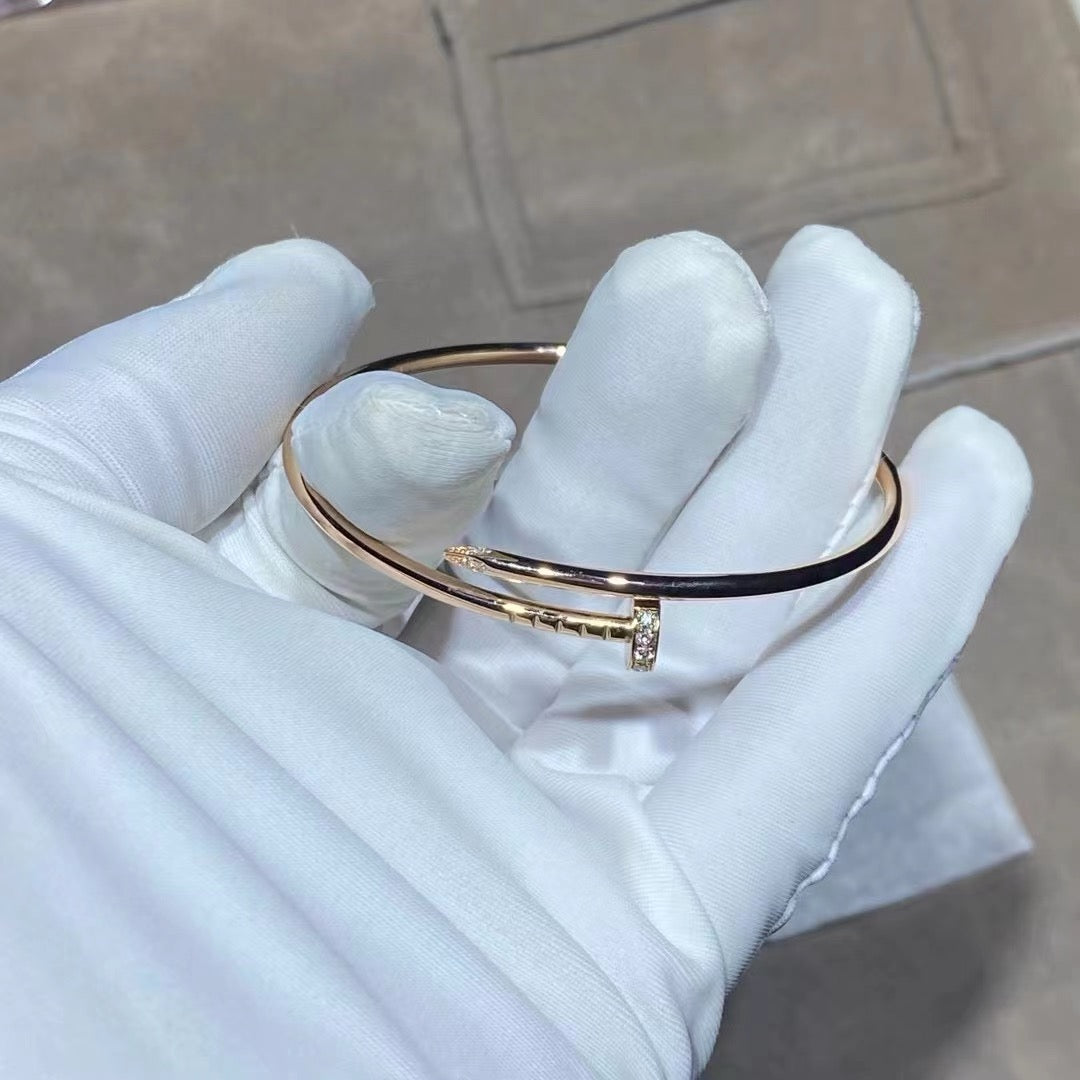 [⭐Hyrra Jewelry]JUSTE BRACELET 2.5MM DIAMONDS