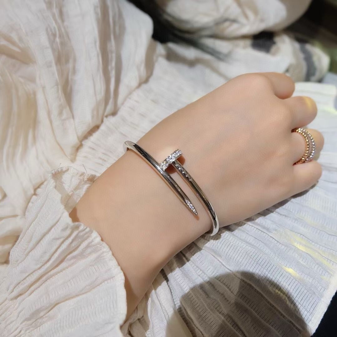 [⭐Hyrra Jewelry]JUSTE BRACELET 3.5MM DIAMONDS