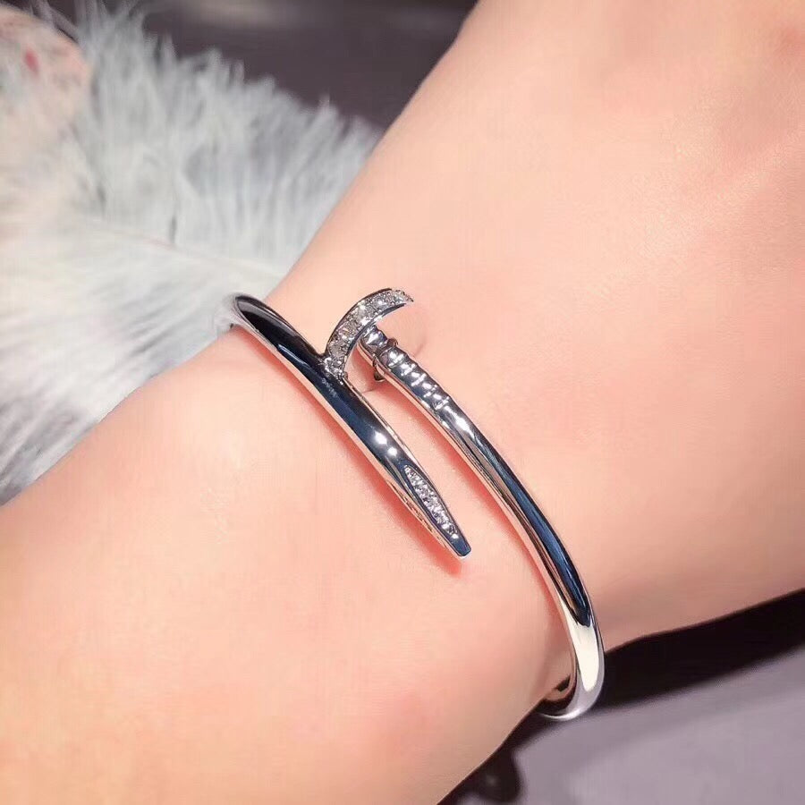 [⭐Hyrra Jewelry]JUSTE BRACELET 3.5MM DIAMONDS