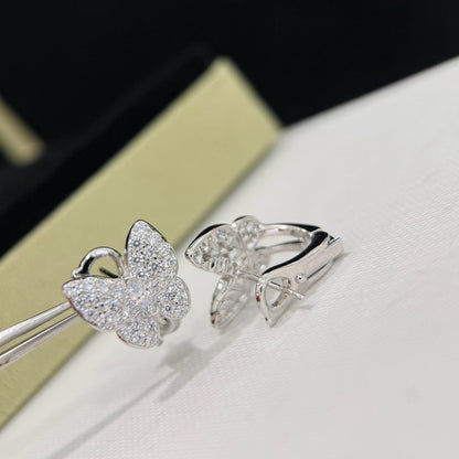 [⭐Hyrra Jewelry]BUTTERFLY ALL DIAMOND EARRINGS