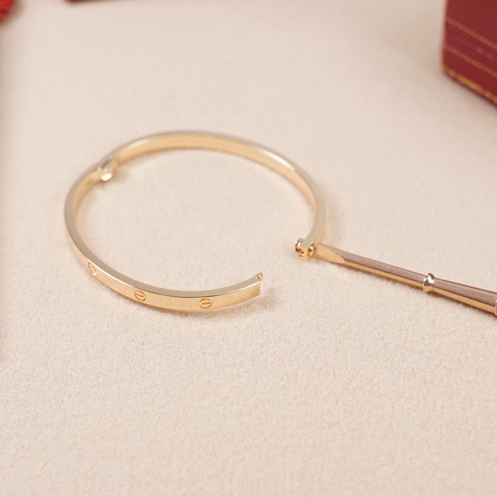[⭐Hyrra Jewelry]LOVE BRACELET 3.65MM NO DIAMONDS