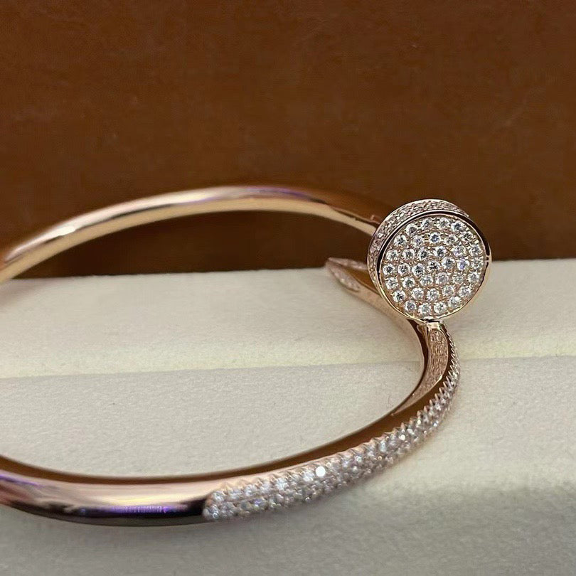 [⭐Hyrra Jewelry]JUSTE BRACELET 3.5MM ALL DIAMONDS