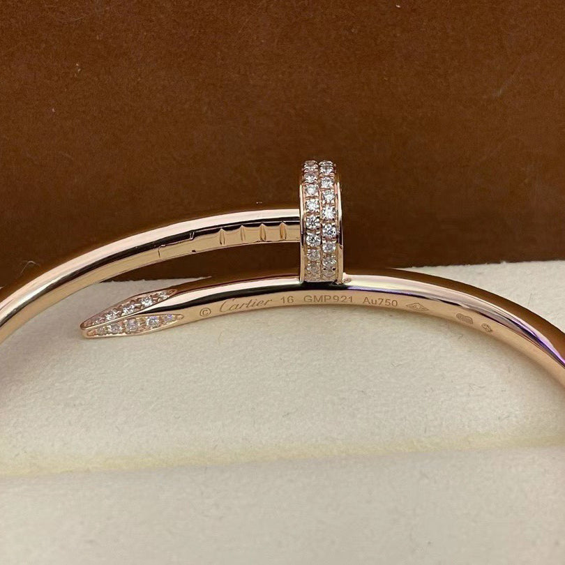 [⭐Hyrra Jewelry]JUSTE BRACELET 3.5MM ALL DIAMONDS