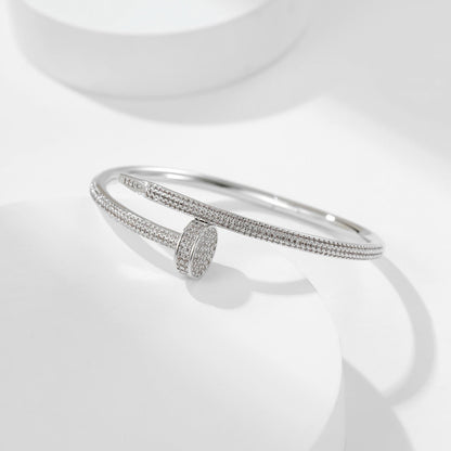 [⭐Hyrra Jewelry]JUSTE BRACELET 3.5MM ALL DIAMONDS
