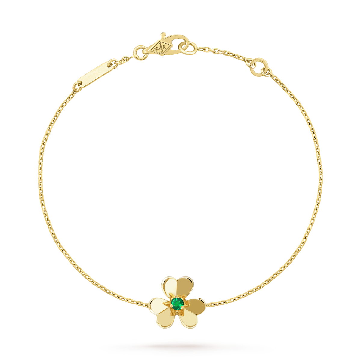 [⭐Hyrra Jewelry]FRIVOLE GOLD FLOWER PINK MALACHITE BRACELET