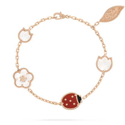 [⭐Hyrra Jewelry]LUCKY SPRING 5 MOTIF BRACELET