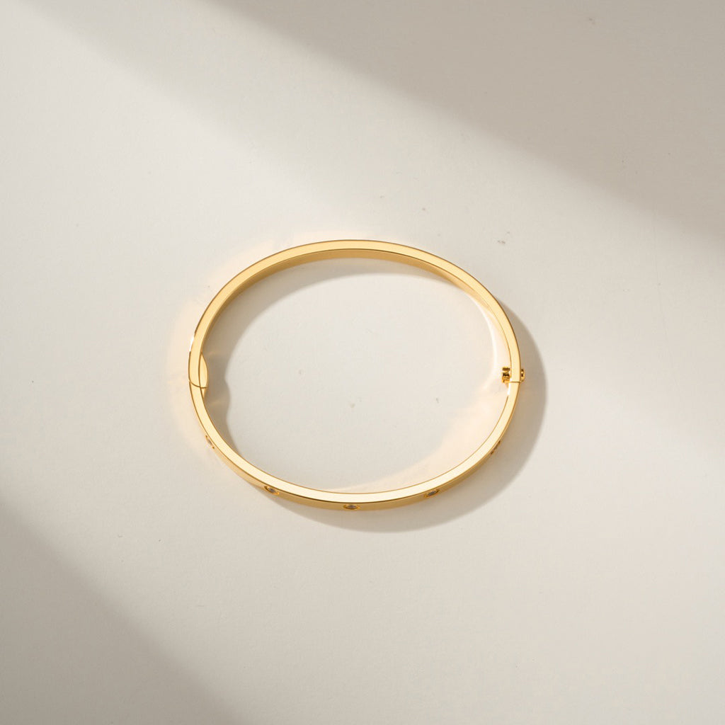 [⭐Hyrra Jewelry]LOVE BRACELET 3.65MM 10 DIAMONDS