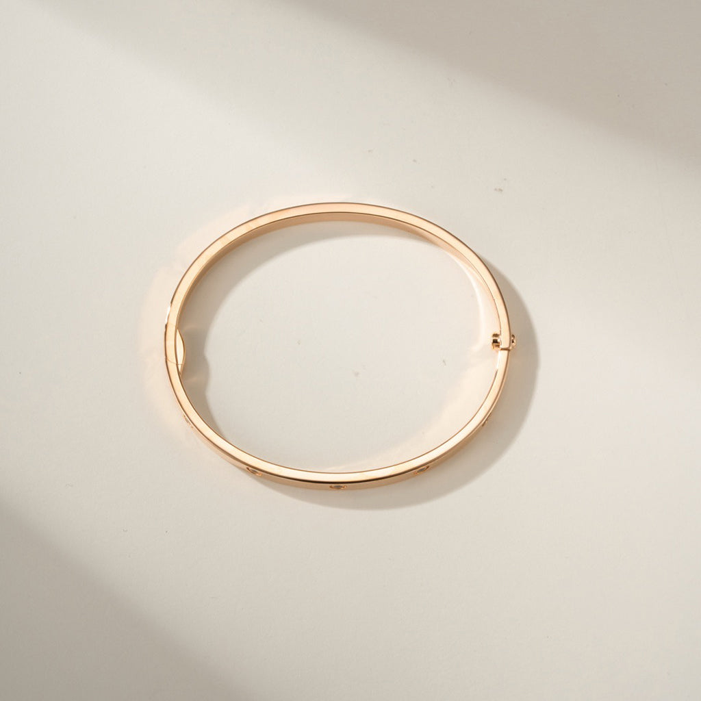 [⭐Hyrra Jewelry]LOVE BRACELET 3.65MM 10 DIAMONDS