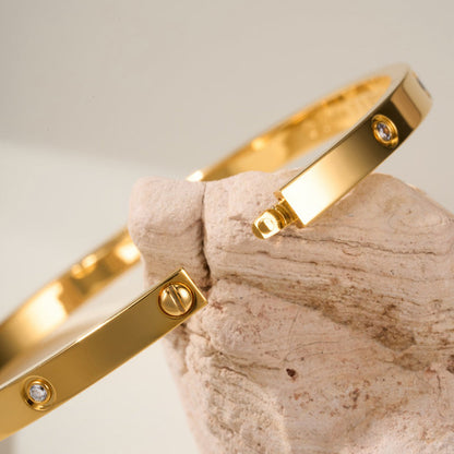 [⭐Hyrra Jewelry]LOVE BRACELET 3.65MM 10 DIAMONDS