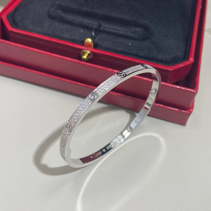 [⭐Hyrra Jewelry]LOVE BRACELET 3.65MM DIAMOND-PAVED