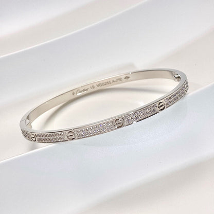 [⭐Hyrra Jewelry]LOVE BRACELET 3.65MM DIAMOND-PAVED
