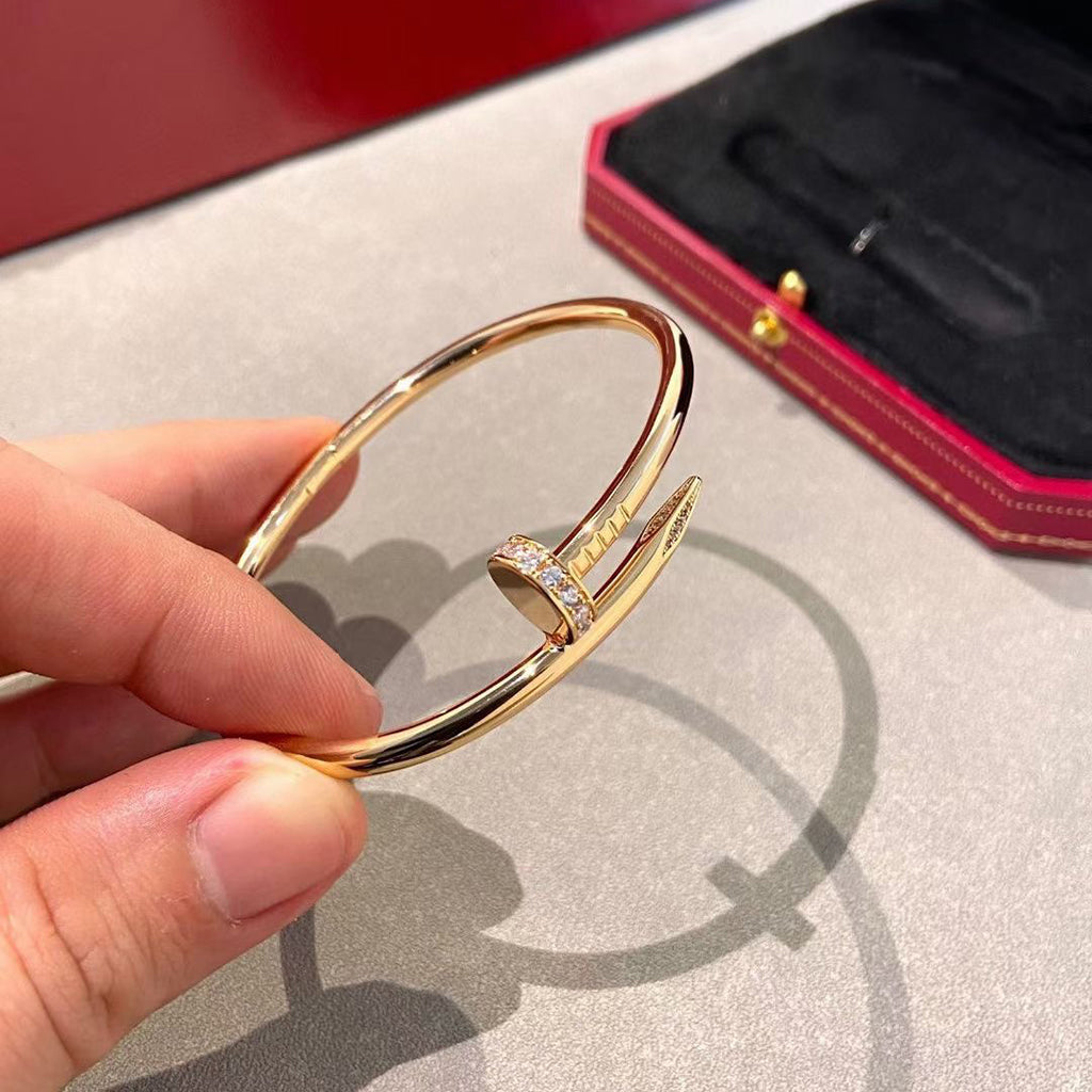 [⭐Hyrra Jewelry]JUSTE BRACELET 2.5MM DIAMONDS