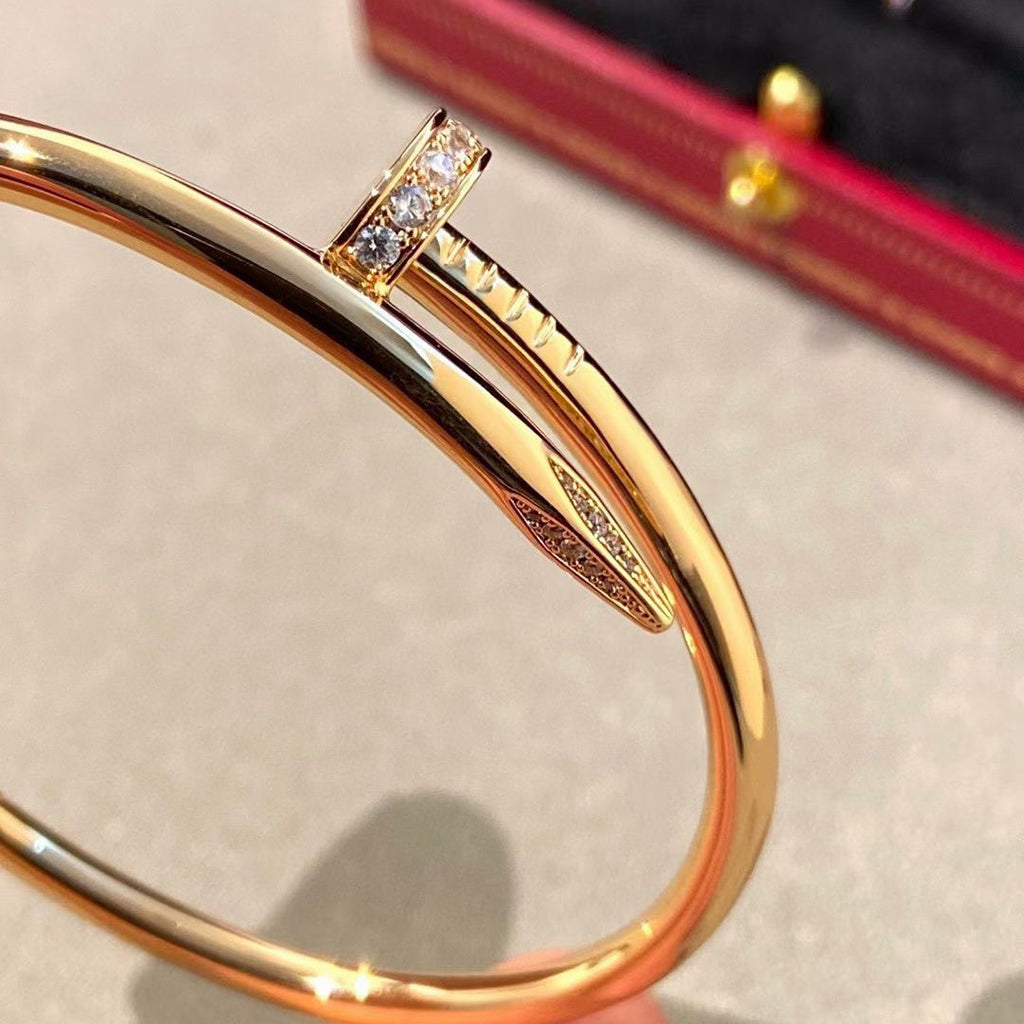 [⭐Hyrra Jewelry]JUSTE BRACELET 2.5MM DIAMONDS