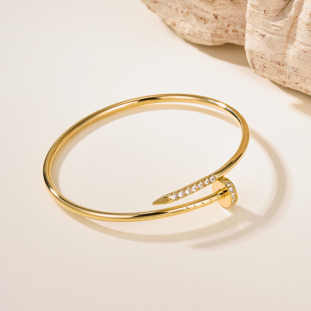 [⭐Hyrra Jewelry]JUSTE BRACELET 2.5MM DIAMONDS