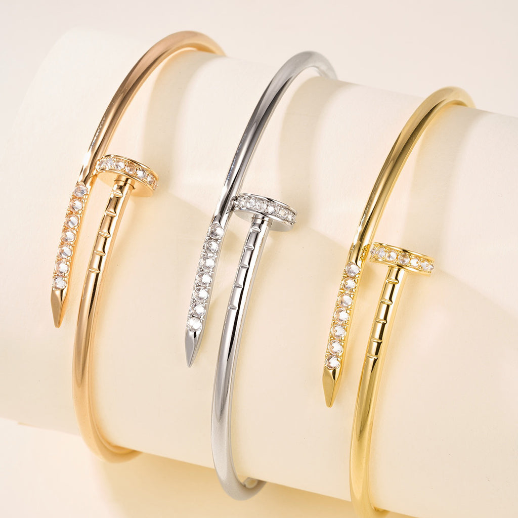 [⭐Hyrra Jewelry]JUSTE BRACELET 2.5MM DIAMONDS