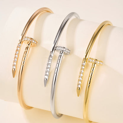 [⭐Hyrra Jewelry]JUSTE BRACELET 2.5MM DIAMONDS