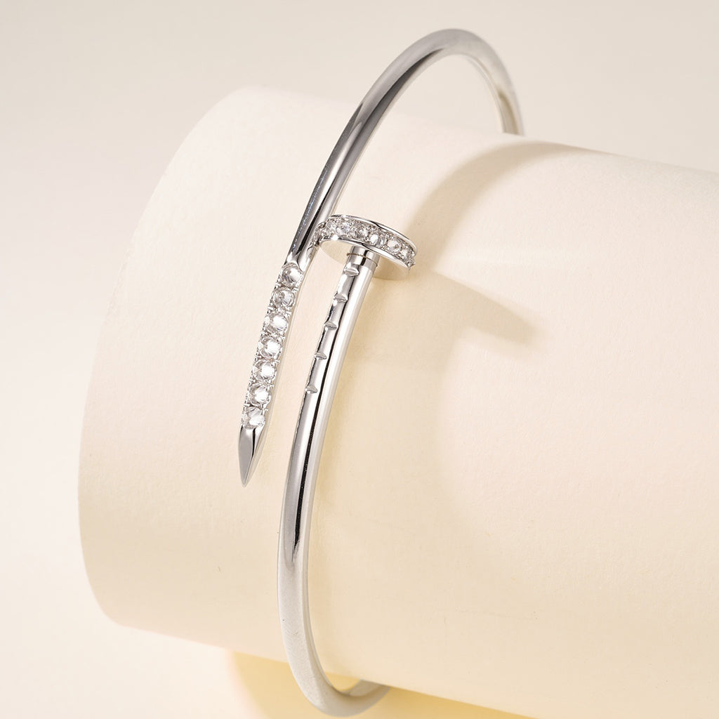 [⭐Hyrra Jewelry]JUSTE BRACELET 2.5MM DIAMONDS