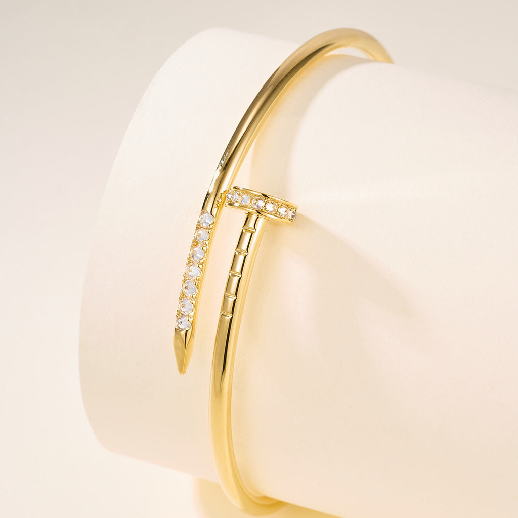 [⭐Hyrra Jewelry]JUSTE BRACELET 2.5MM DIAMONDS