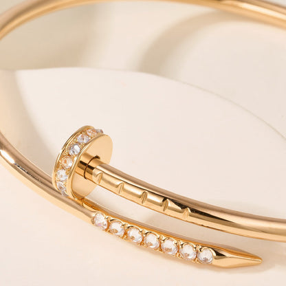 [⭐Hyrra Jewelry]JUSTE BRACELET 2.5MM DIAMONDS