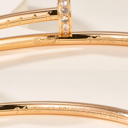 [⭐Hyrra Jewelry]JUSTE BRACELET 2.5MM DIAMONDS
