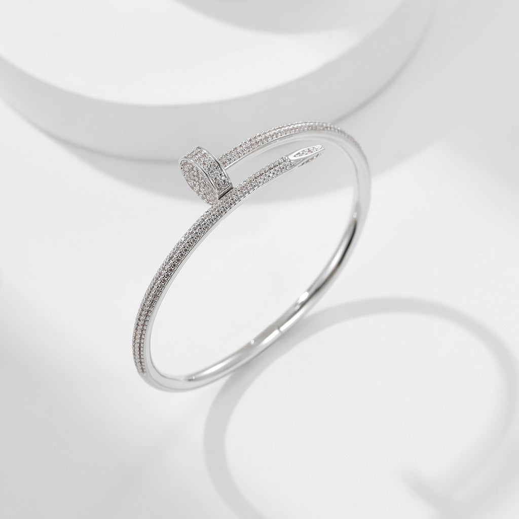 [⭐Hyrra Jewelry]JUSTE BRACELET 3.5MM ALL DIAMONDS