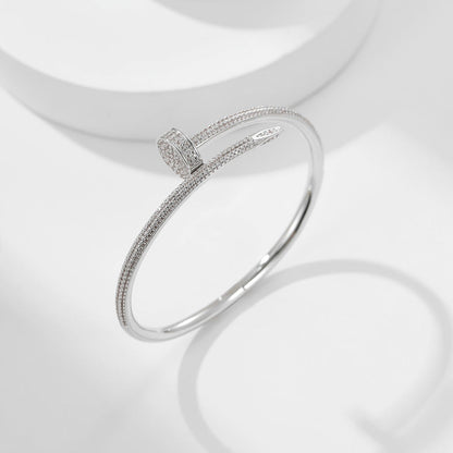 [⭐Hyrra Jewelry]JUSTE BRACELET 3.5MM ALL DIAMONDS