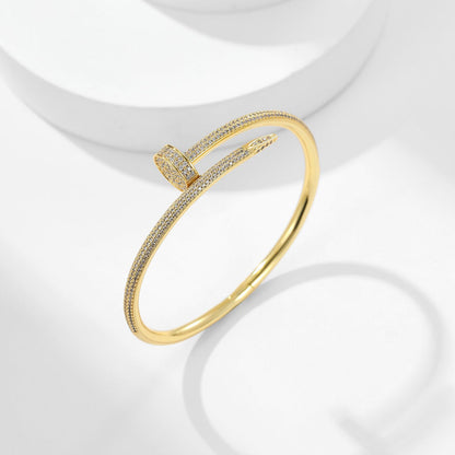 [⭐Hyrra Jewelry]JUSTE BRACELET 3.5MM ALL DIAMONDS