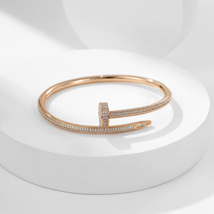 [⭐Hyrra Jewelry]JUSTE BRACELET 3.5MM ALL DIAMONDS