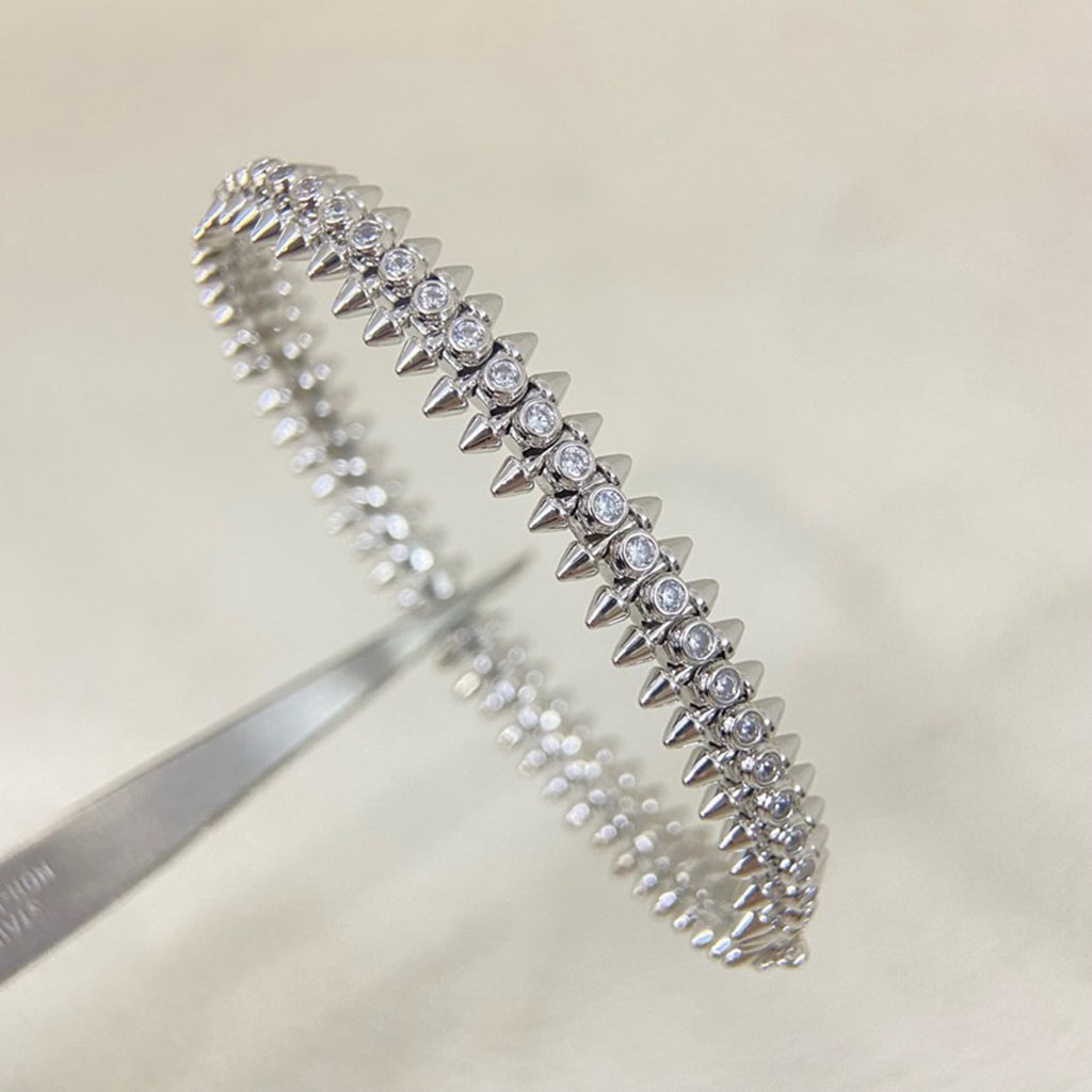 [⭐Hyrra Jewelry]CLASH  BRACELET 8MM DIAMONDS