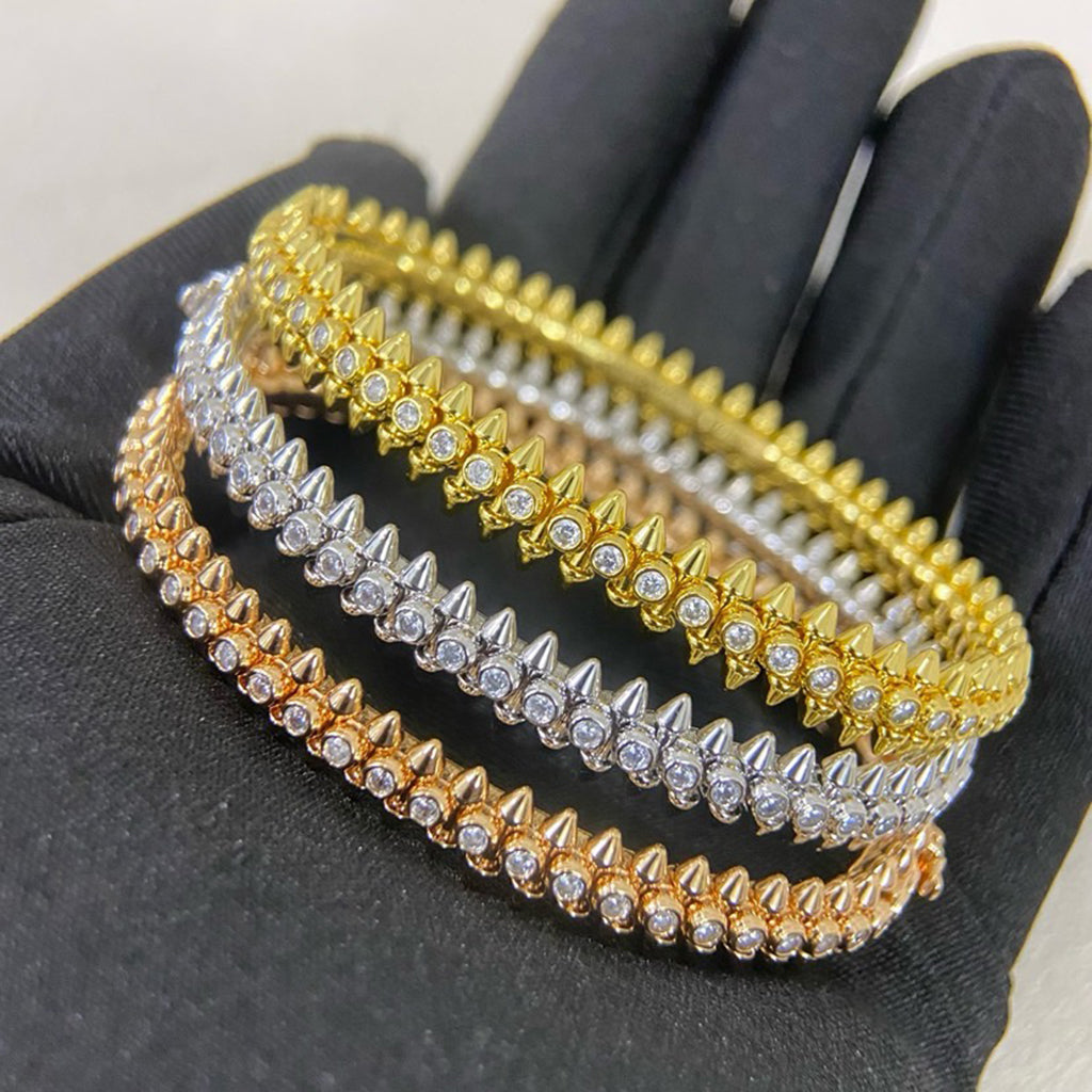 [⭐Hyrra Jewelry]CLASH  BRACELET 8MM DIAMONDS