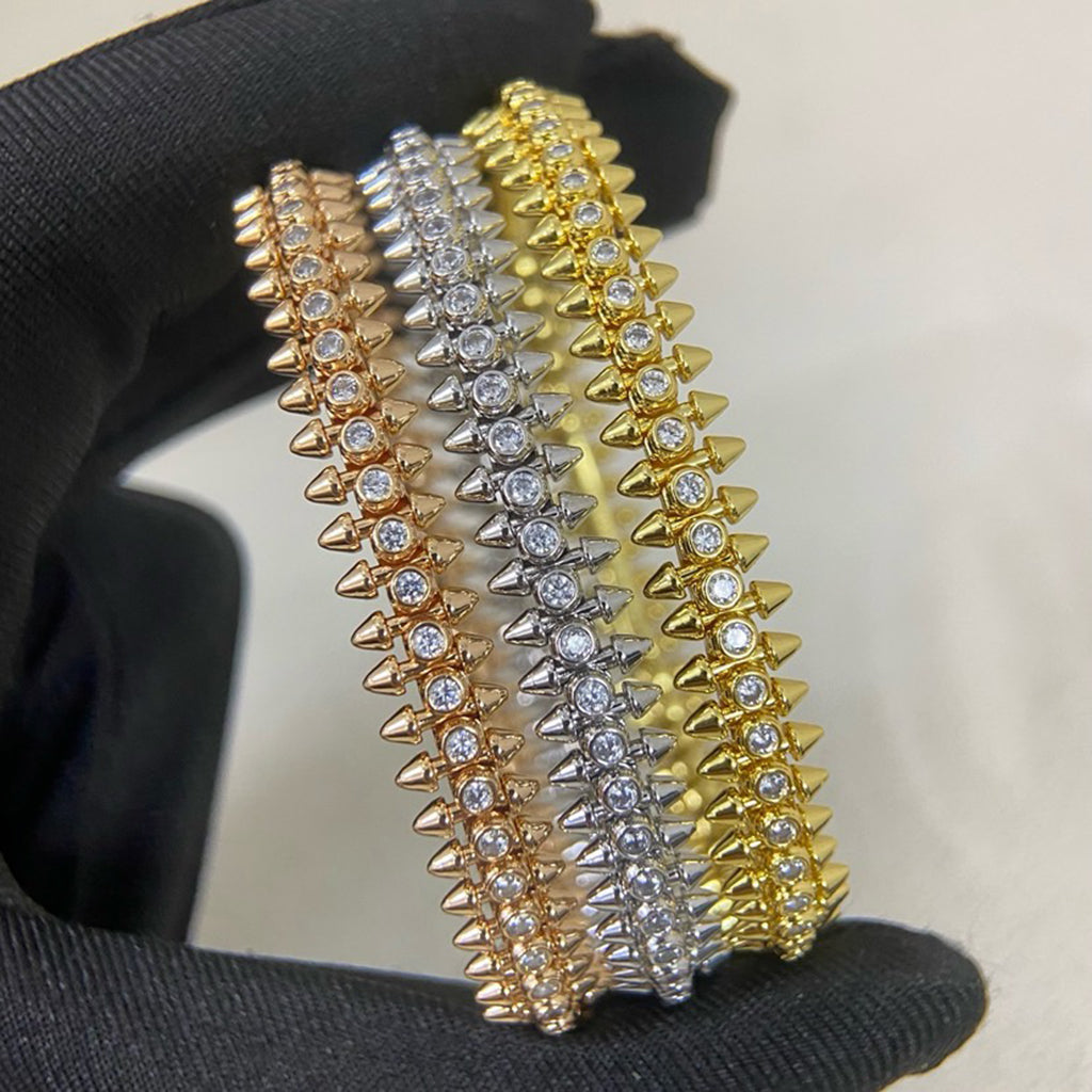 [⭐Hyrra Jewelry]CLASH  BRACELET 8MM DIAMONDS