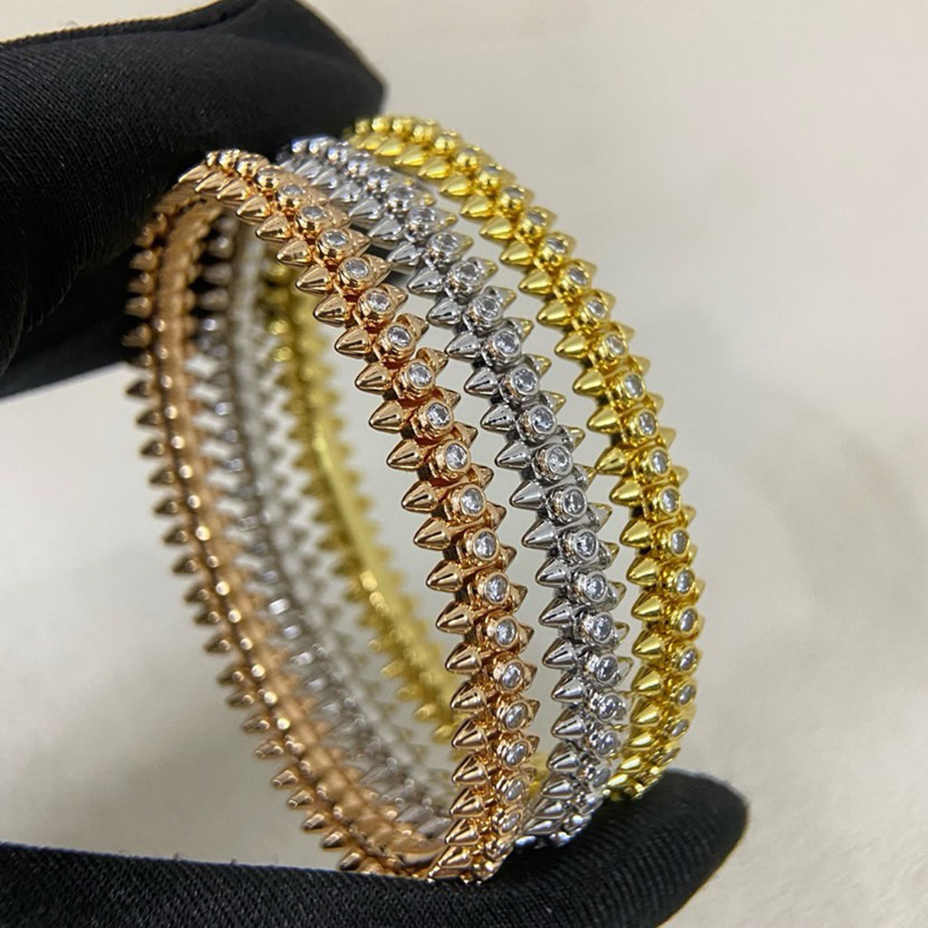[⭐Hyrra Jewelry]CLASH  BRACELET 8MM DIAMONDS