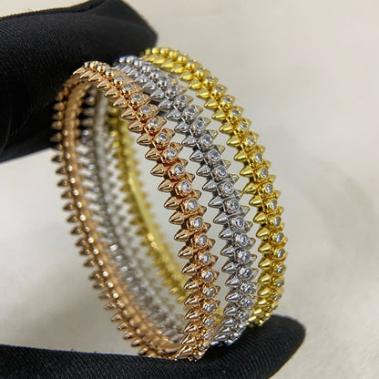 [⭐Hyrra Jewelry]CLASH  BRACELET 8MM DIAMONDS