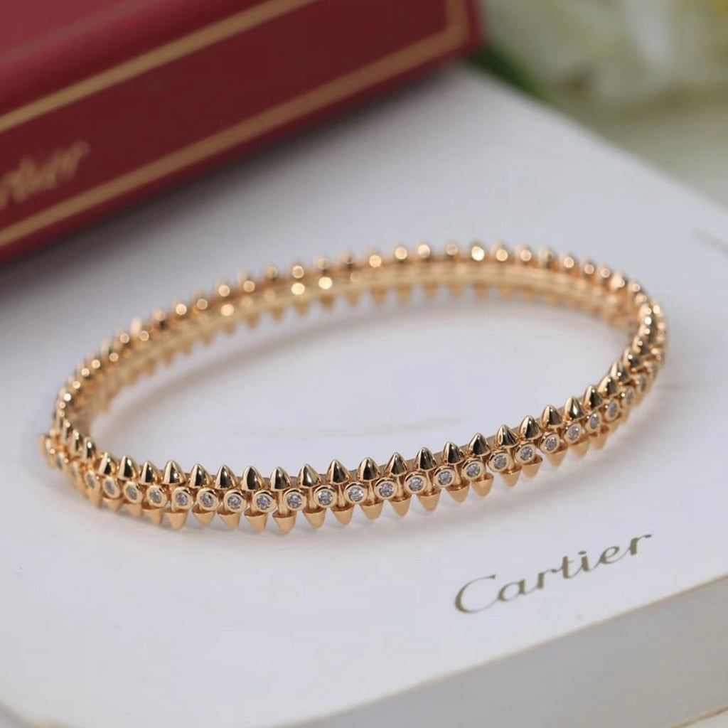 [⭐Hyrra Jewelry]CLASH  BRACELET 8MM DIAMONDS