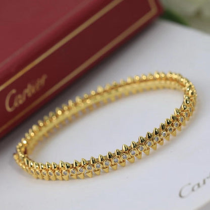 [⭐Hyrra Jewelry]CLASH  BRACELET 8MM DIAMONDS